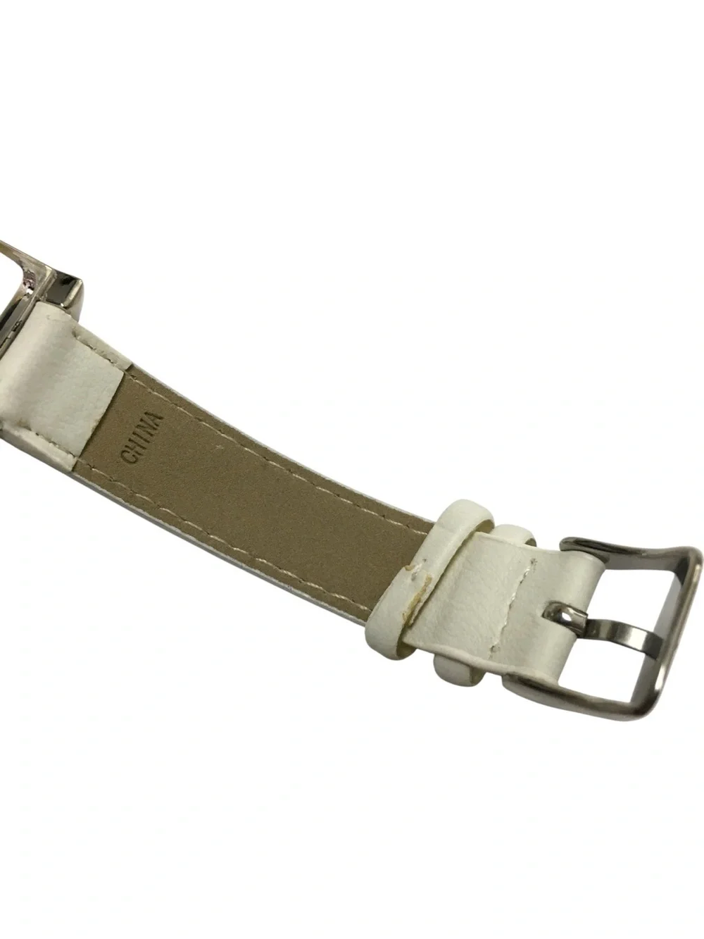 mark. Skinny Wrap Watch Faux Leather Silvertone Rectangle Face Avon 2004 RARE
